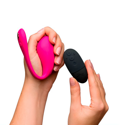 Vibrador de Ponto G em Silicone com 10 Modos de Vibração, Controle por Aplicativo e Recarregável via Cabo USB - We-Vibe Jive 2