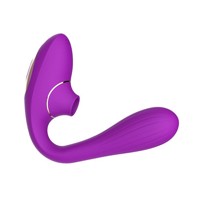 Foto 7 do produto Vibrador de Ponto G em Silicone com 10 Modos de Vibração e Estimulador de Clitóris com 10 Níveis de Pulsação - Nv Toys Dina | Disponível em 2 Cores