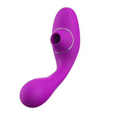 Foto 8 do produto Vibrador de Ponto G em Silicone com 10 Modos de Vibração e Estimulador de Clitóris com 10 Níveis de Pulsação - Nv Toys Dina | Disponível em 2 Cores