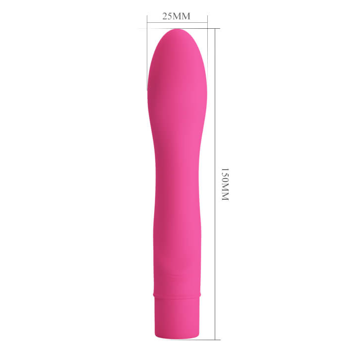 Vibrador de Ponto G em Silicone com 10 Modos de Vibração e Resistente à Água - Pretty Love Ira | 15 x 2,5 cm | Disponível em 2 Cores - 6