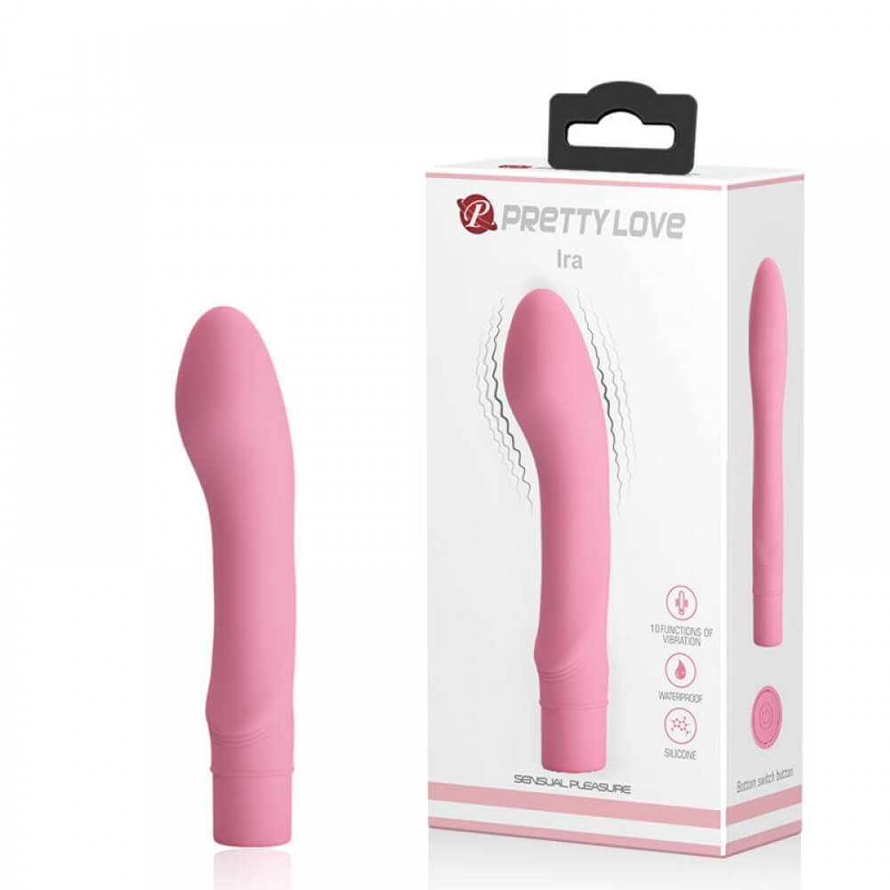 Vibrador de Ponto G em Silicone com 10 Modos de Vibração e Resistente à Água - Pretty Love Ira | 15 x 2,5 cm | Disponível em 2 Cores - 9