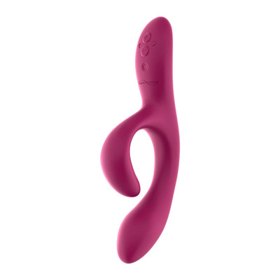 Foto 7 do produto Vibrador de Ponto G em Silicone com 13 Vibrações, Plug Lateral, Aplicativo para Controle de Vibração e Recarregável - We-Vibe Nova 2 | 22 x 3,5 cm