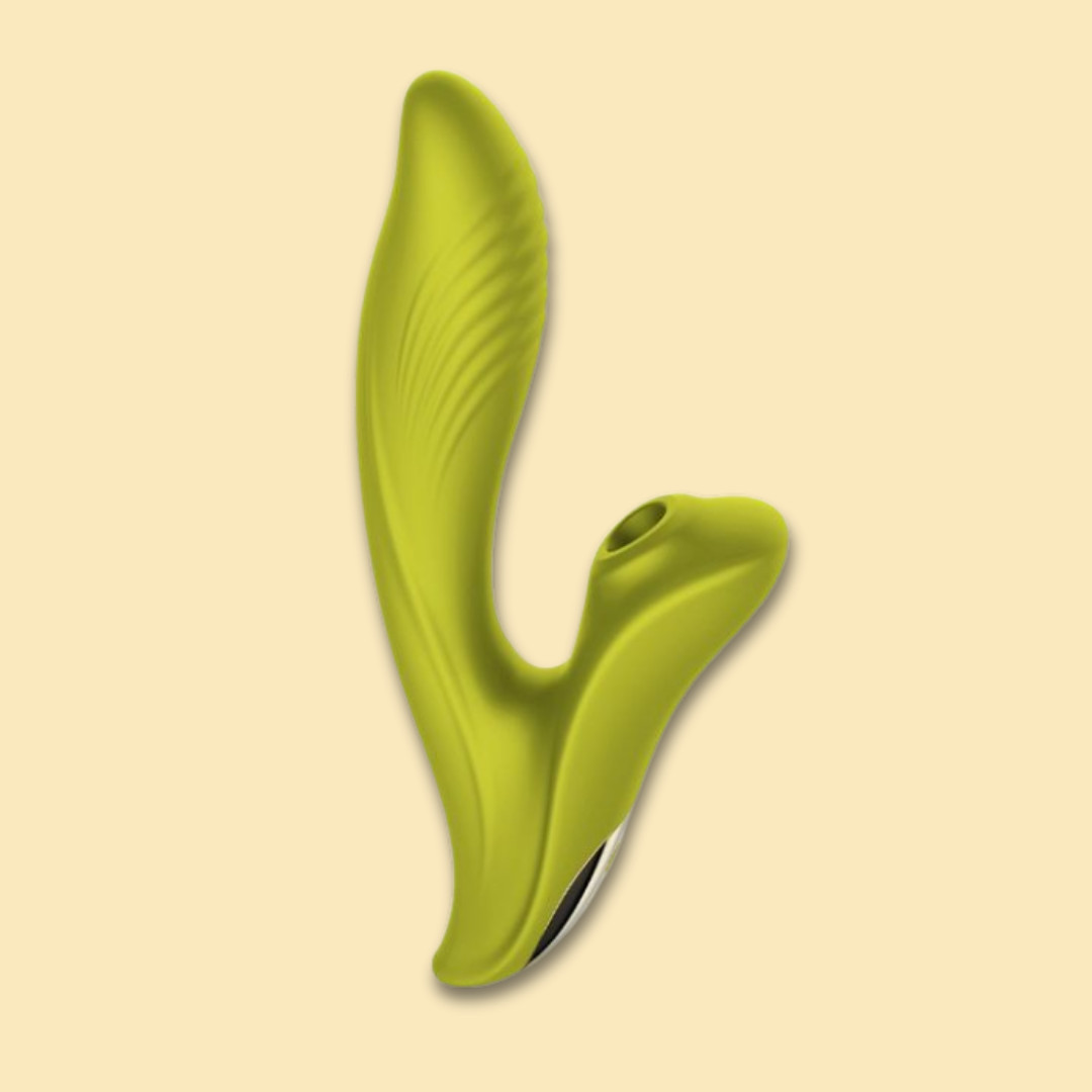 Vibrador de Ponto G em Silicone com 3 Modos de Vibração e Estimulador Clitoriano com 10 Níveis de Pulsação - Intt Cosméticos By Laura Muller My Secret | 12 x 3,5 cm - 2