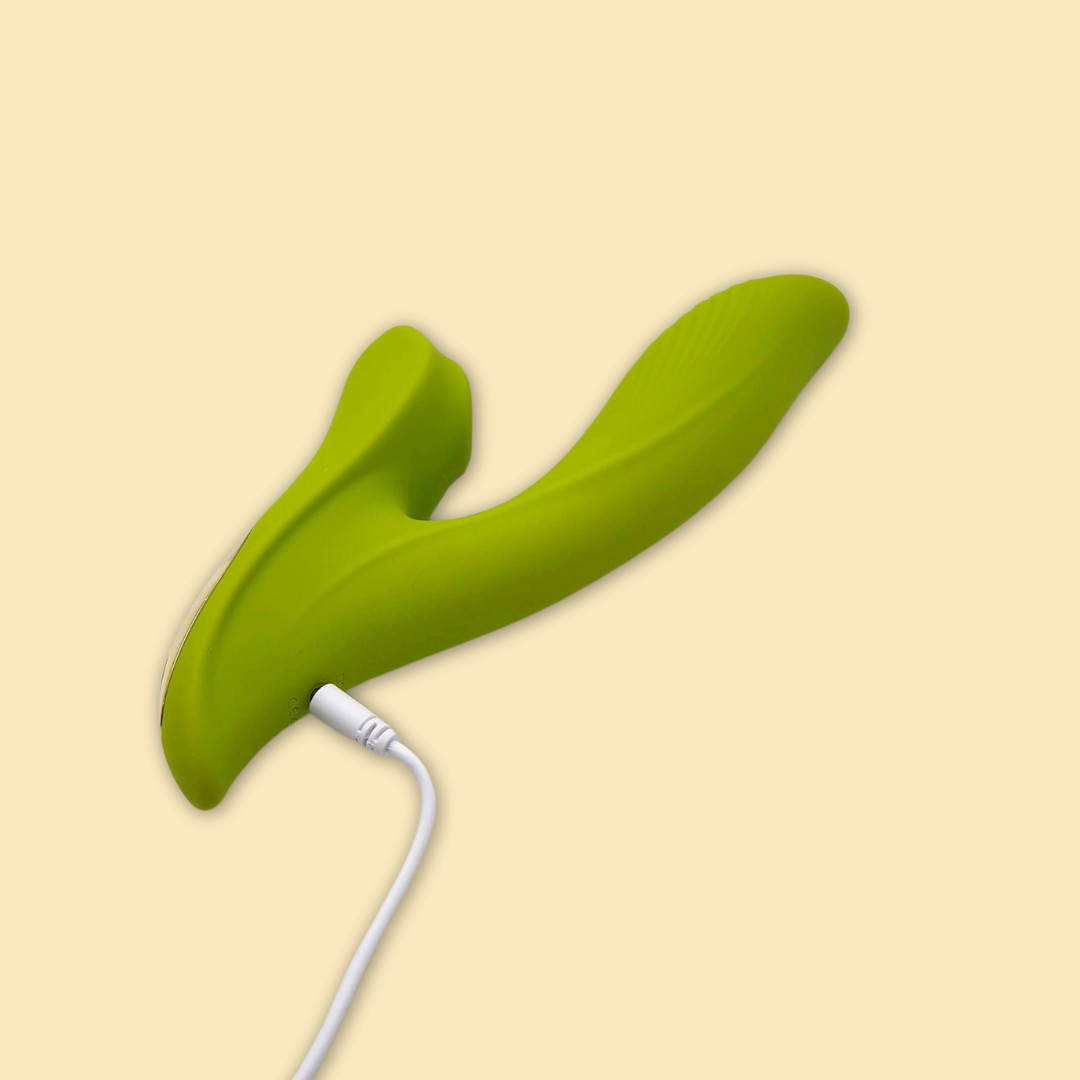 Vibrador de Ponto G em Silicone com 3 Modos de Vibração e Estimulador Clitoriano com 10 Níveis de Pulsação - Intt Cosméticos By Laura Muller My Secret | 12 x 3,5 cm - 4