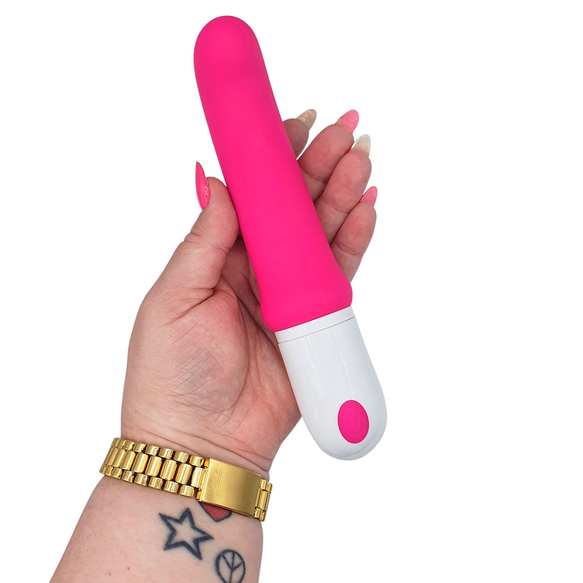Vibrador de Ponto G em Silicone Flexível com 9 Modos de Vibração - S-Hande Sparta-4 | 13 x 3,3 cm | Disponível em 2 cores - 5