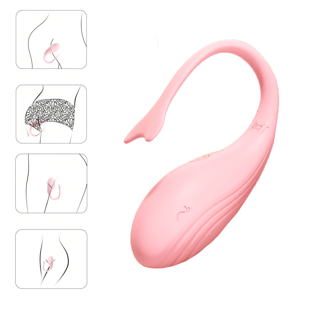 Vibrador de Ponto G em Silicone com Formato de Baleia, Recarregável, 9 Modos de Vibração e Controle via Aplicativo - Willy | 6 x 3,2 cm - 2