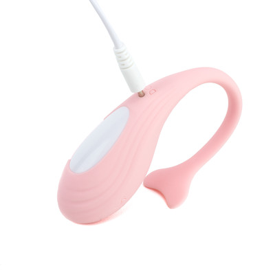 Foto 3 do produto Vibrador de Ponto G em Silicone com Formato de Baleia, Recarregável, 9 Modos de Vibração e Controle via Aplicativo - Willy | 6 x 3,2 cm