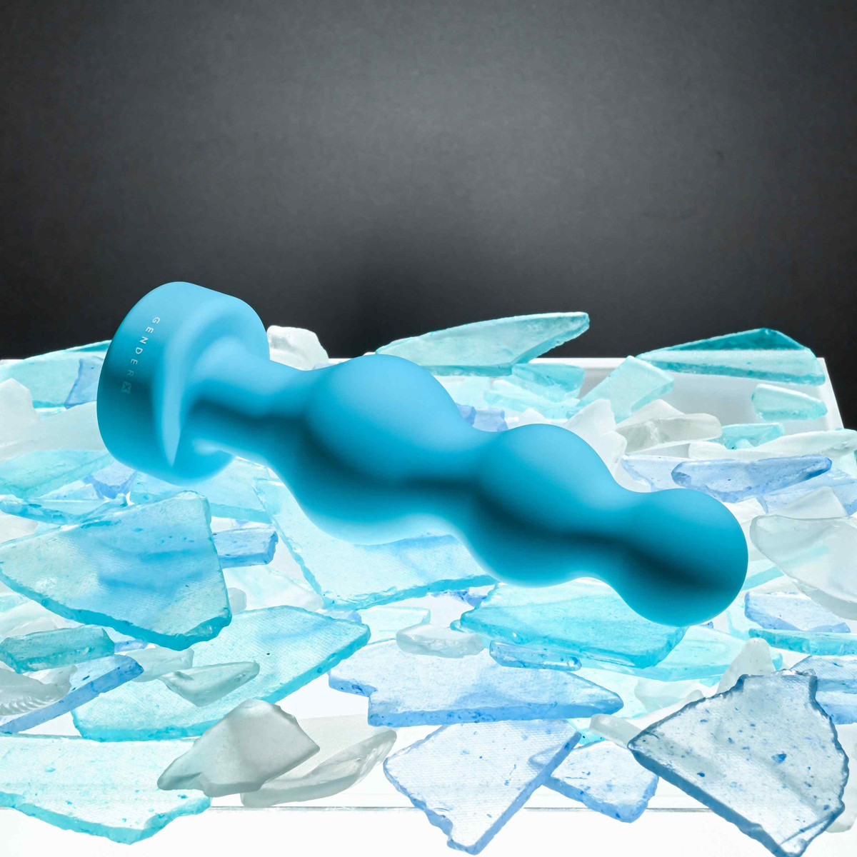 Vibrador em Silicone, Formato Escalonado com 10 Modos de Vibrações e Recarregável - Gender X Plugged Up | 11,8 x 3,7 cm - 2