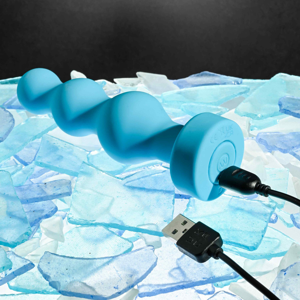 Vibrador em Silicone, Formato Escalonado com 10 Modos de Vibrações e Recarregável - Gender X Plugged Up | 11,8 x 3,7 cm - 4