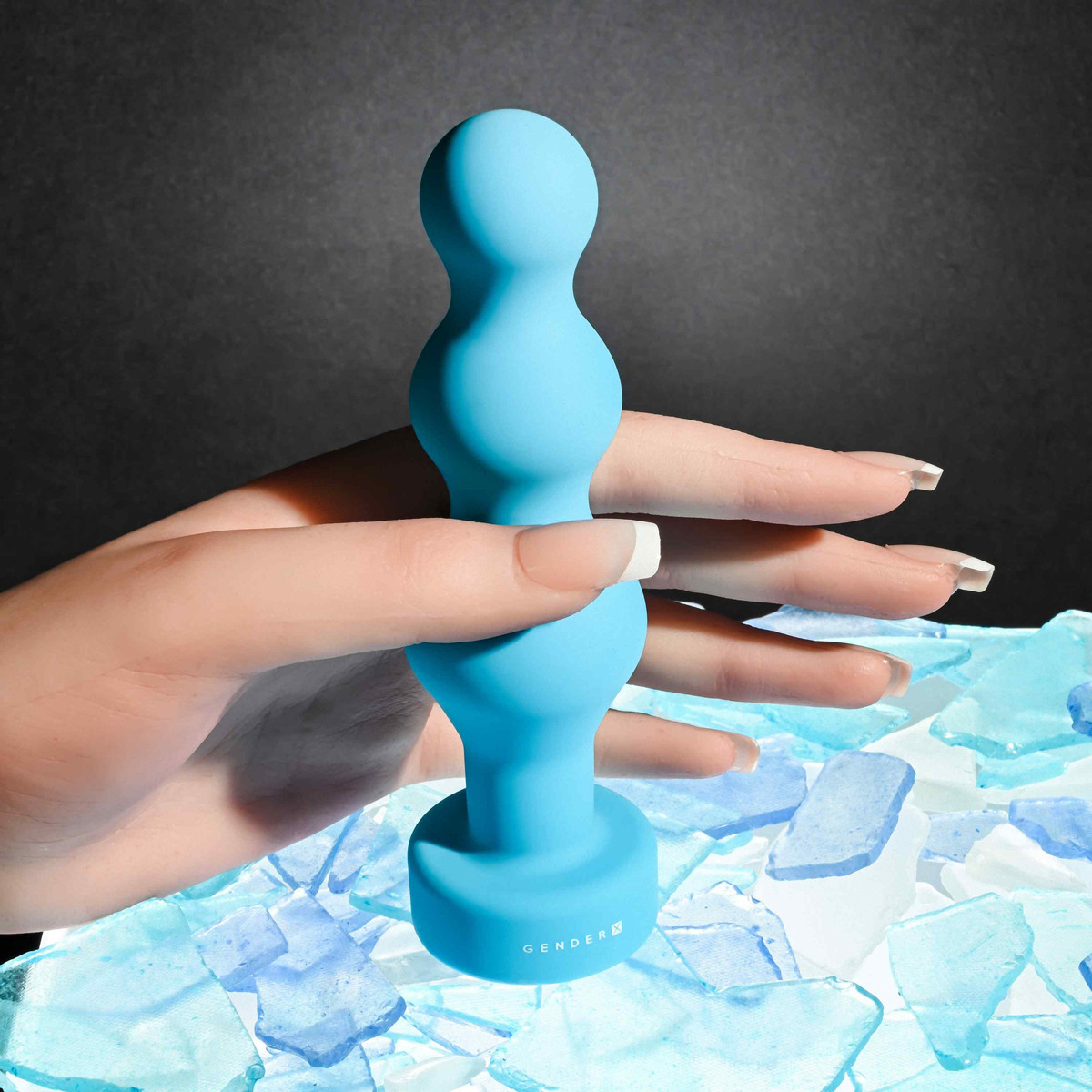 Vibrador em Silicone, Formato Escalonado com 10 Modos de Vibrações e Recarregável - Gender X Plugged Up | 11,8 x 3,7 cm - 7