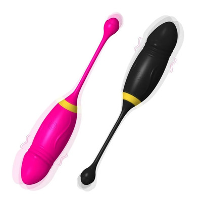 Foto 3 do produto Vibrador de Ponto G em Silicone com Glande, 9 Modos de Vibração, 9 Movimentos e Controle por Aplicativo - 10 x 3,3 cm | Disponível em 2 Cores