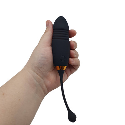 Vibrador de Ponto G em Silicone com Glande, 9 Modos de Vibração, 9 Movimentos e Controle por Aplicativo - 10 x 3,3 cm | Disponível em 2 Cores