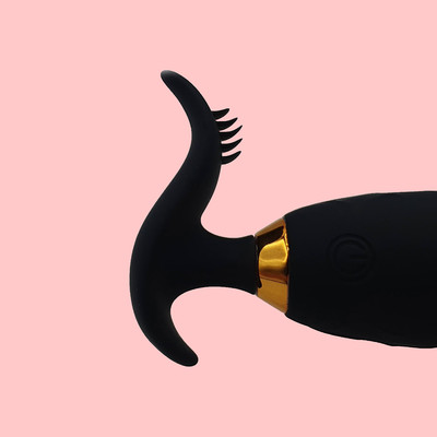 Foto 2 do produto Vibrador de Ponto G em Silicone com Glande, Controle via Aplicativo, 9 Modos de Vibração e Movimentos de Vai e Vem | 8,8 x 3,3 cm | Disponível em 2 Cores