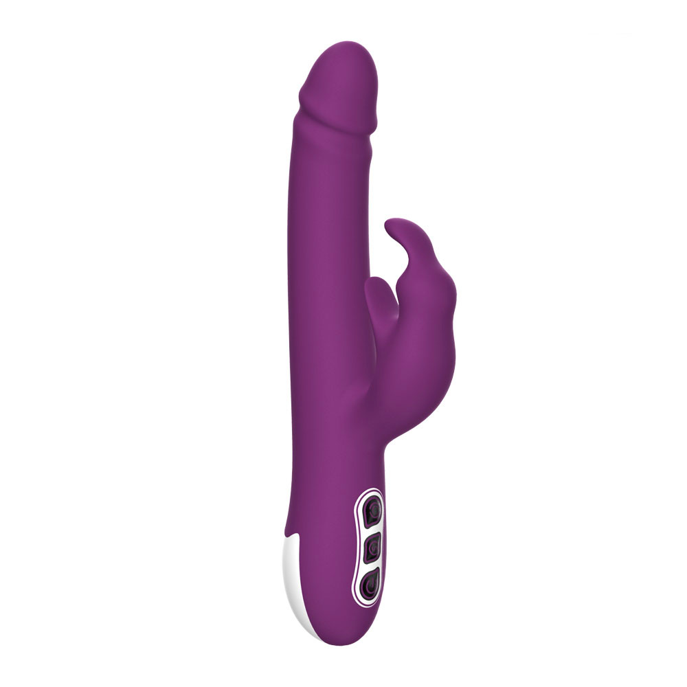 Vibrador Rabbit em Silicone com Rotação 360°, Estimulador de Períneo e 7 Modos de Vibração - Vibe Pag | 14 x 3,5 cm | Disponível em 2 Cores - 7