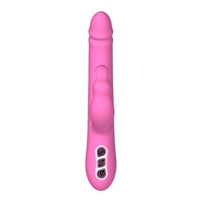 Foto 4 do produto Vibrador Rabbit em Silicone com Rotação 360°, Estimulador de Períneo e 7 Modos de Vibração - Vibe Pag | 14 x 3,5 cm | Disponível em 2 Cores
