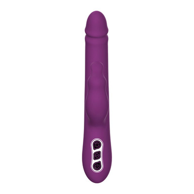 Foto 6 do produto Vibrador Rabbit em Silicone com Rotação 360°, Estimulador de Períneo e 7 Modos de Vibração - Vibe Pag | 14 x 3,5 cm | Disponível em 2 Cores