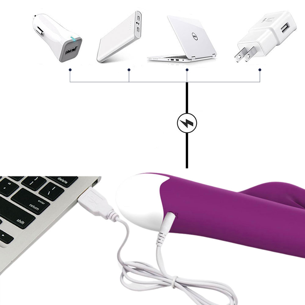 Vibrador Rabbit em Silicone com Rotação 360°, Estimulador de Períneo e 7 Modos de Vibração - Vibe Pag | 14 x 3,5 cm | Disponível em 2 Cores - 11