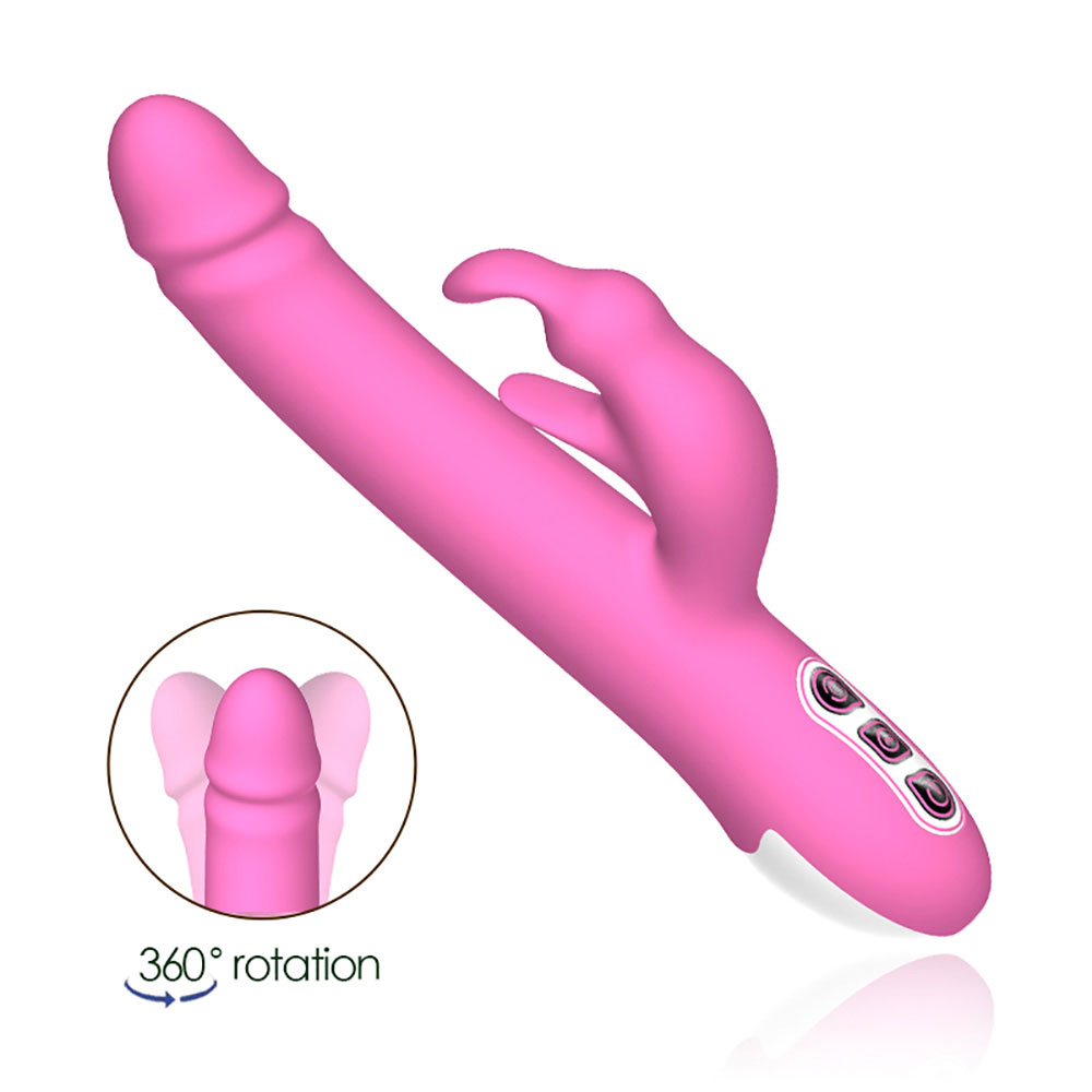 Vibrador Rabbit em Silicone com Rotação 360°, Estimulador de Períneo e 7 Modos de Vibração - Vibe Pag | 14 x 3,5 cm | Disponível em 2 Cores - 5