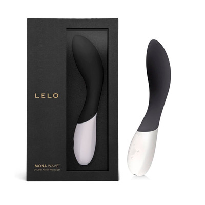 Foto 7 do produto Vibrador de Ponto G em Silicone Soft Touch com 10 Modos de Vibração, Recarregável e Resistente à Água - 21 x 3,3 cm | LELO Mona Wave | Disponível em 3 Cores