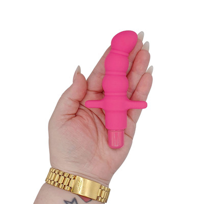 Vibrador Ponto G em Silicone com 7 Modos de Vibração - Frisky Flex Vibe | 7 x 2,8 cm | Disponível em 2 Cores
