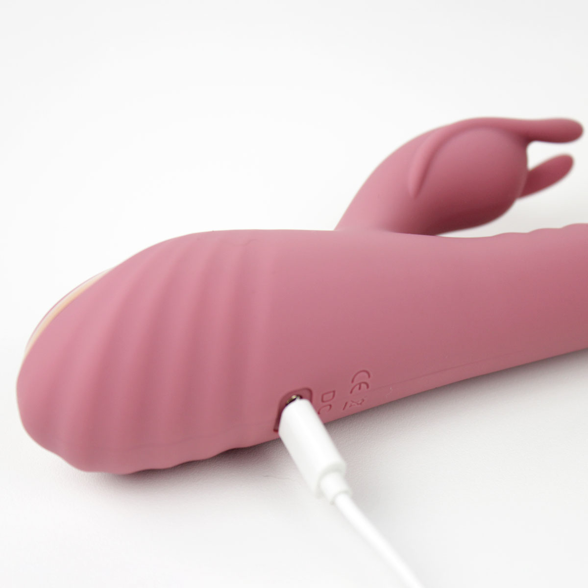 Vibrador de Ponto G com Texturas Ondulares e Clitóris em Forma de Coelho, 10 Modos de Vibração e 5 Níveis de Velocidade de Pulsação - Topo Toys Essencial Throb Bunny | Disponível em 2 Cores - 3