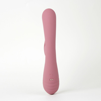 Foto 4 do produto Vibrador de Ponto G com Texturas Ondulares e Clitóris em Forma de Coelho, 10 Modos de Vibração e 5 Níveis de Velocidade de Pulsação - Topo Toys Essencial Throb Bunny | Disponível em 2 Cores