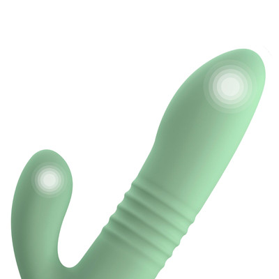 Foto 10 do produto Vibrador Rabbit com 10 Modos de Vibração, 3 Movimentos de Vai e Vem e Base Recarregável - Winyi Hailey | 15 x 3,4 cm | Disponível em 2 Cores
