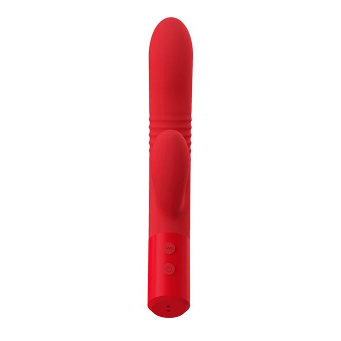 Vibrador Rabbit com 10 Modos de Vibração, Movimentos de Vai e Vem e Carregamento via Cabo USB - Intt Toys Especial Luxury Êxtase | 15 x 3,4 cm - 2
