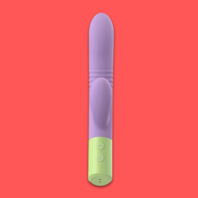Foto 7 do produto Vibrador Rabbit com 10 Modos de Vibração, Movimentos de Vai e Vem e Carregamento via Cabo USB - Intt Toys Êxtase | 15 x 3,4 cm | Disponível em 2 Cores