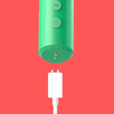 Foto 4 do produto Vibrador Rabbit com 10 Modos de Vibração, Movimentos de Vai e Vem e Carregamento via Cabo USB - Intt Toys Êxtase | 15 x 3,4 cm | Disponível em 2 Cores