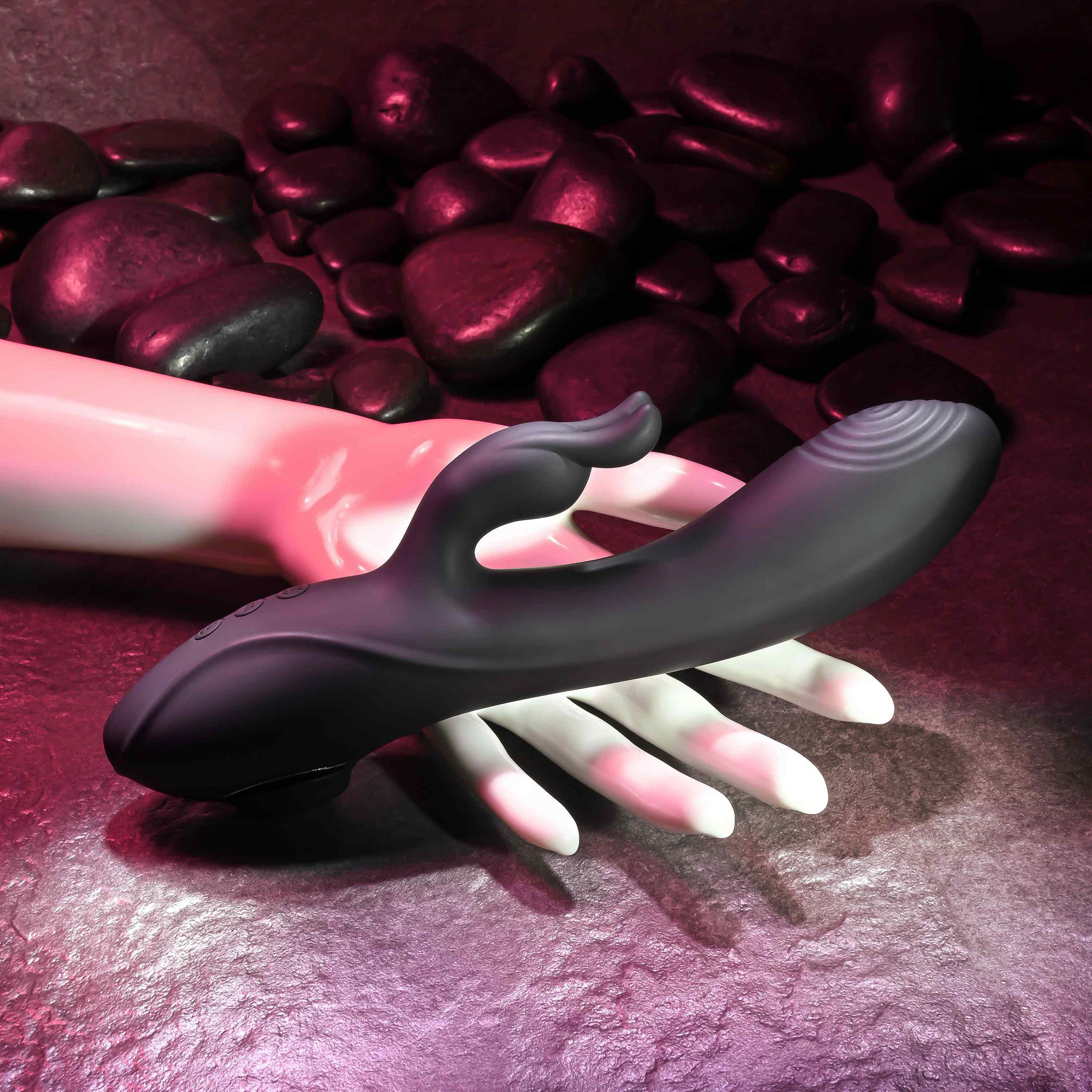 Vibrador Rabbit Com 3 Motores, Sugador, 10 Modos de Vibração e Carregamento via Cabo USB - Evolved Hole | 11 x 3,5 cm - 5
