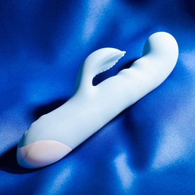 Foto 2 do produto Vibrador Rabbit com 7 Movimentos "Vai e Vem", 3 Modos de Vibração e Carregamento via USB - Evolved Thump 'N Thrust | 12 x 3,4 cm