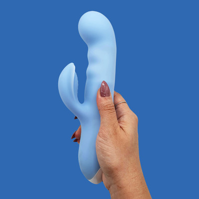 Foto 5 do produto Vibrador Rabbit com 7 Movimentos "Vai e Vem", 3 Modos de Vibração e Carregamento via USB - Evolved Thump 'N Thrust | 12 x 3,4 cm