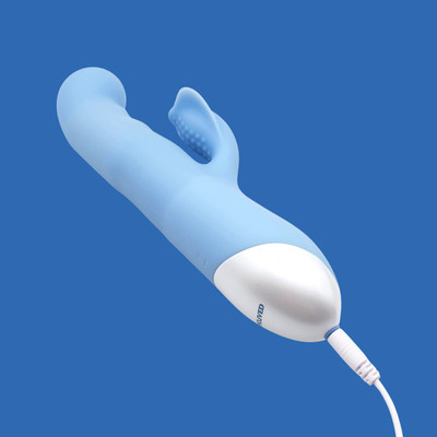 Foto 3 do produto Vibrador Rabbit com 7 Movimentos "Vai e Vem", 3 Modos de Vibração e Carregamento via USB - Evolved Thump 'N Thrust | 12 x 3,4 cm