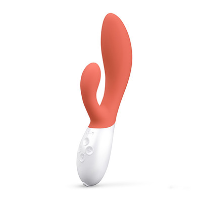 Foto 5 do produto Vibrador Rabbit Estimulador do Ponto G e Clítoris com Bateria Recarregável, 10 Modos de Vibração - LELO Ina 3 - 10,5 x 3,5 cm | Disponível em 2 cores