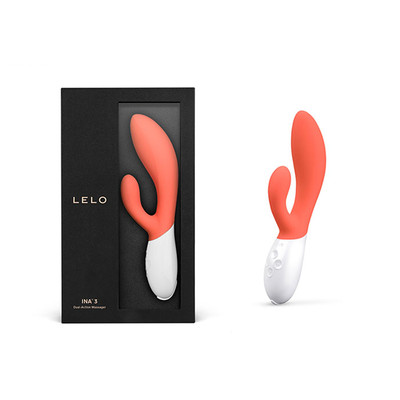 Foto 6 do produto Vibrador Rabbit Estimulador do Ponto G e Clítoris com Bateria Recarregável, 10 Modos de Vibração - LELO Ina 3 - 10,5 x 3,5 cm | Disponível em 2 cores
