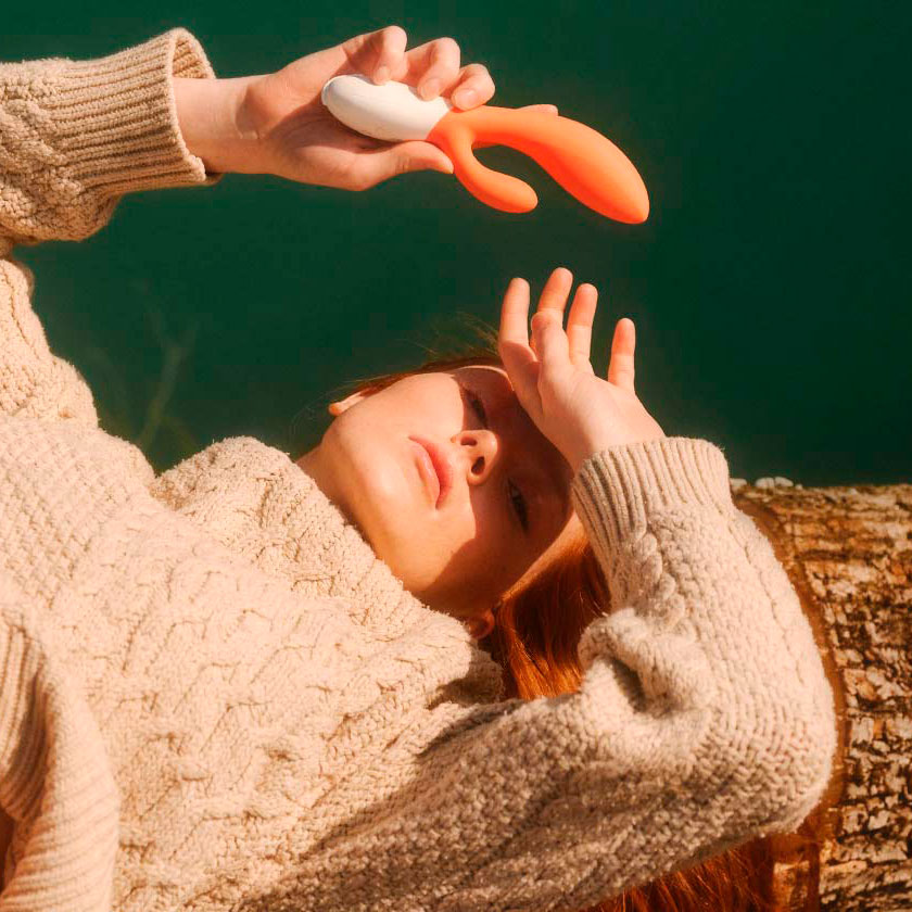 Vibrador Rabbit Estimulador do Ponto G e Clítoris com Bateria Recarregável, 10 Modos de Vibração - LELO Ina 3 - 10,5 x 3,5 cm | Disponível em 2 cores - 8