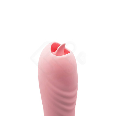 Foto 4 do produto Vibrador Rabbit com Estimulador de Ponto G e Clitóris, 20 Modos de Vibração, Rotação Única e Língua Estimuladora - YEQU | 15,3 x 3,2 cm
