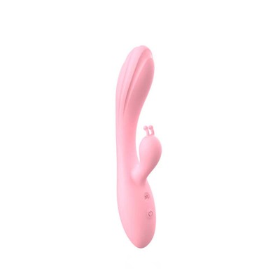 Foto 3 do produto Vibrador Rabbit Flexível em Silicone com 12 Modos de Vibração, Recarregável e Resistente à Água - Born To Feeling Glow Color | 13 x 3,4 cm | Disponível em 2 Cores