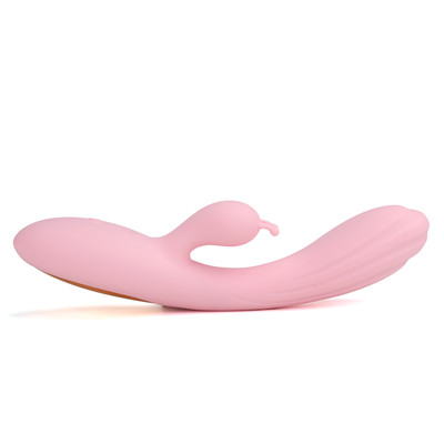 Foto 2 do produto Vibrador Rabbit Flexível em Silicone com 12 Modos de Vibração, Recarregável e Resistente à Água - Born To Feeling Glow Color | 13 x 3,4 cm | Disponível em 2 Cores