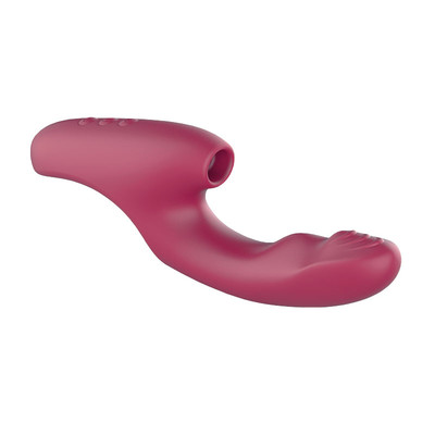 Vibrador Rabbit com Massageador de Ponto G, Função de Aquecimento e Pulsação - Adão e Eva Meta | 12 x 3,4 cm