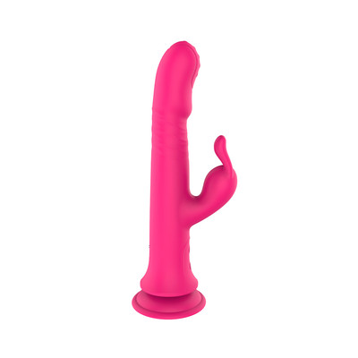 Foto 3 do produto Vibrador Rabbit com Motor Duplo, 10 Modos de Vibração e Rotações, Ventosa na Base e Carregamento Via Cabo USB - I-moon Rain Love | Disponível em 2 Cores