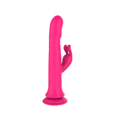 Foto 4 do produto Vibrador Rabbit com Motor Duplo, 10 Modos de Vibração e Rotações, Ventosa na Base e Carregamento Via Cabo USB - I-moon Rain Love | Disponível em 2 Cores