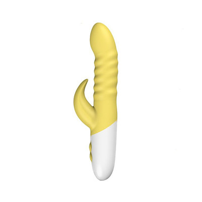 Foto 1 do produto Vibrador Rabbit de Ponto G de Clitóris em Silicone com 10 Modos de Vibração e Estimulação com Carregamento via USB - Sexy Import | 11 x 3,4 cm