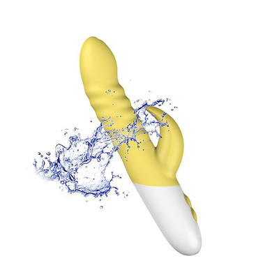 Foto 2 do produto Vibrador Rabbit de Ponto G de Clitóris em Silicone com 10 Modos de Vibração e Estimulação com Carregamento via USB - Sexy Import | 11 x 3,4 cm