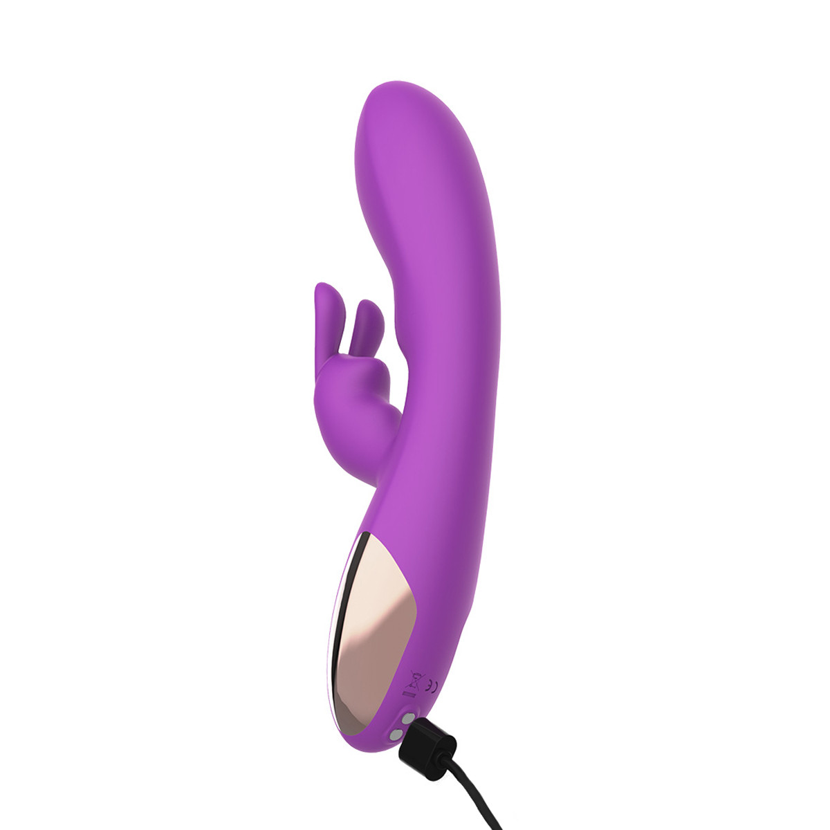 Vibrador Rabbit Recarregável com 10 Modos de Vibração em 4 Intensidades Diferentes, Estimulador de Ponto G e Clitóris - NV TOYS Crazy Rabbit | 12,5 x 4 cm | Disponível em 2 Cores - 4