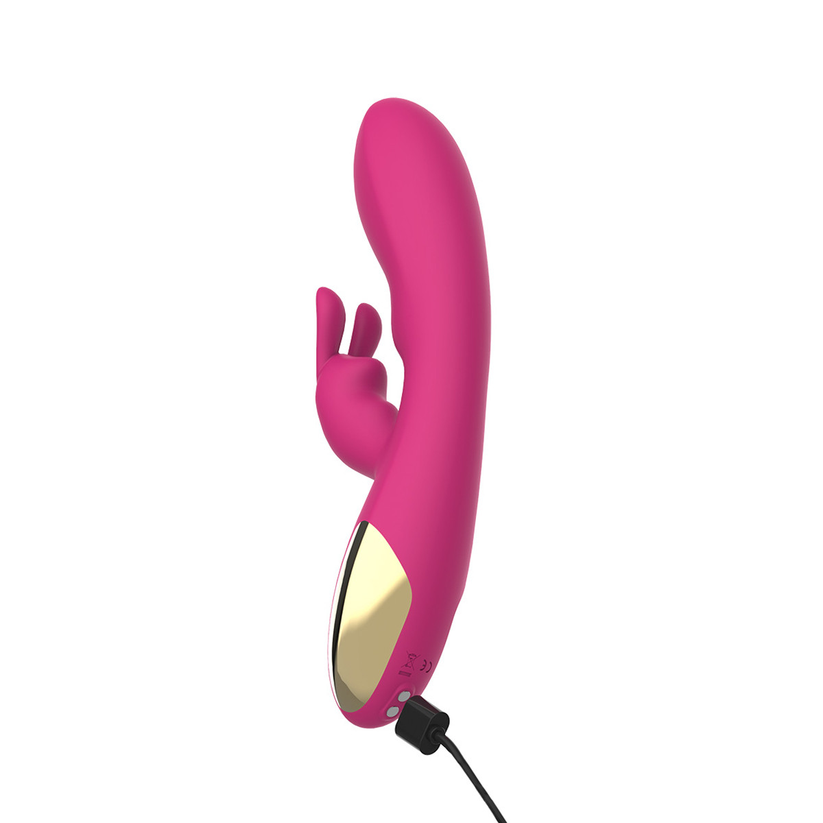 Vibrador Rabbit Recarregável com 10 Modos de Vibração em 4 Intensidades Diferentes, Estimulador de Ponto G e Clitóris - NV TOYS Crazy Rabbit | 12,5 x 4 cm | Disponível em 2 Cores - 7
