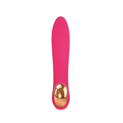 Foto 6 do produto Vibrador Rabbit Recarregável com 10 Modos de Vibração e Estimulador de Clitóris em Forma de Tulipa - Adam & Eve Eve's Bliss Vibrator | 12 x 3,3 cm