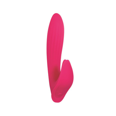 Foto 8 do produto Vibrador Rabbit Recarregável com 10 Modos de Vibração e Estimulador de Clitóris em Forma de Tulipa - Adam & Eve Eve's Bliss Vibrator | 12 x 3,3 cm
