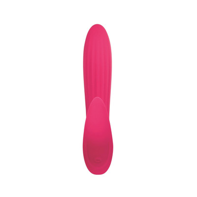 Foto 4 do produto Vibrador Rabbit Recarregável com 10 Modos de Vibração e Estimulador de Clitóris em Forma de Tulipa - Adam & Eve Eve's Bliss Vibrator | 12 x 3,3 cm